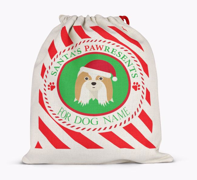 Santa Sack 'Pawresents' - Personalised for Your {breedFullName}